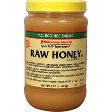 YS Organic Bee Farms, Healthy RAW Honey, 22 Ounces