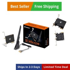 WiFi 6E 2x2 802.11ax/ Tri-Band WiFi/Bluetooth 5.2/ PCIe Expansion Card