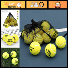 Pressure Training Tennis Balls - 12/18 Count, Mesh Bag, Pressureless for Beginne