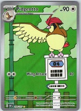 Pidgeotto 208/197 Illustration Rare Obsidian Flames Pokemon Holo NM