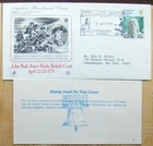 US/UK FDC JOHN PAUL JONES RAIDS BRITISH COAST  Art Craft 1978 with insert.