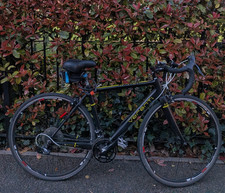 Verenti Carbon Road Bike 700C Black/Yellow  Shimano Sora