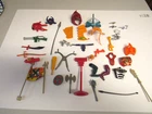Vintage 80s MOTU Thundercats Transformers Accessories Lot of 38pcs He-Man