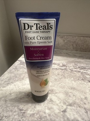 Dr Teal's Foot Care Therapy With Shea Butter and Aloe Vera Moisturize & Softe...