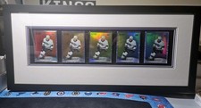 Allure Quinton Byfield Custom Framed Color Flow Rookie Rainbow 🌈🌈🌈 LA Kings
