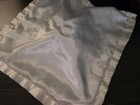 Blankets and Beyond White Blue Dog Lovey Baby Satin Trim Minky Dots SF Home — photo 4