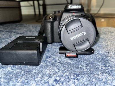 Canon EOS Rebel T100 / 4000D DSLR Camera + 18-55mm Lens Kit   Works Great