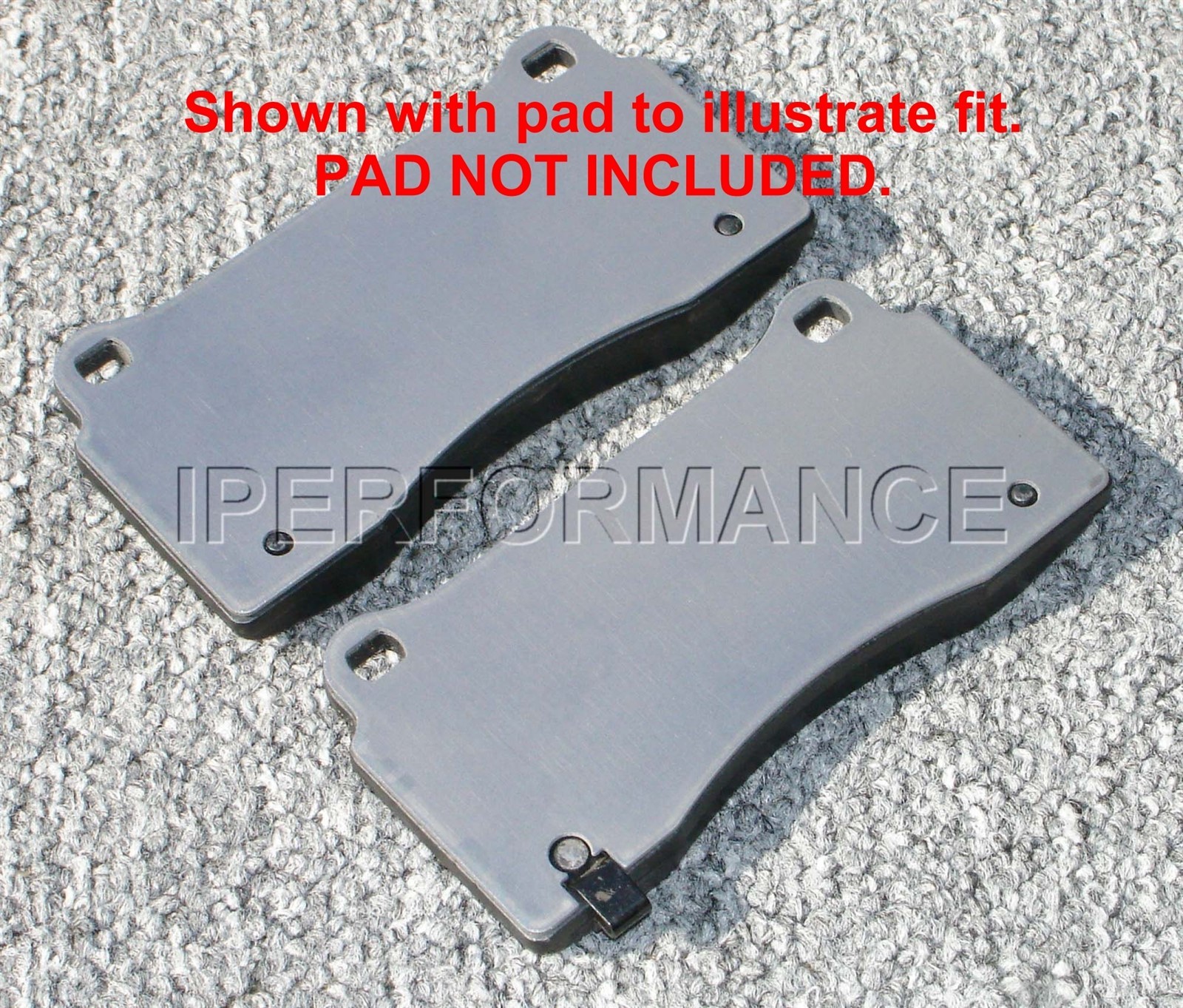 Titanium Brake Heat Shield Set Notched for Ferrari 456GT 1994-1996; FRONT