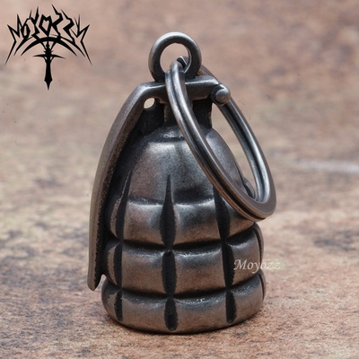 #ad Creative Grenade Guardian Lucky Riding Motorcycle Bell for Biker with Hanger $13.99