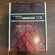Visioneer RoadWarrior X3 Portable Color Scanner PC & Mac OS X W/ Intel Core New