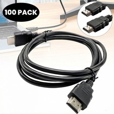 100 Count HDMI Cable High Speed 5ft Brand New Never Used Bulk Lot Of 100 Black