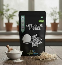 Organic Prime Safed Musli Root Powder Chlorophytum Borivilianum Powder 50GM-1KG