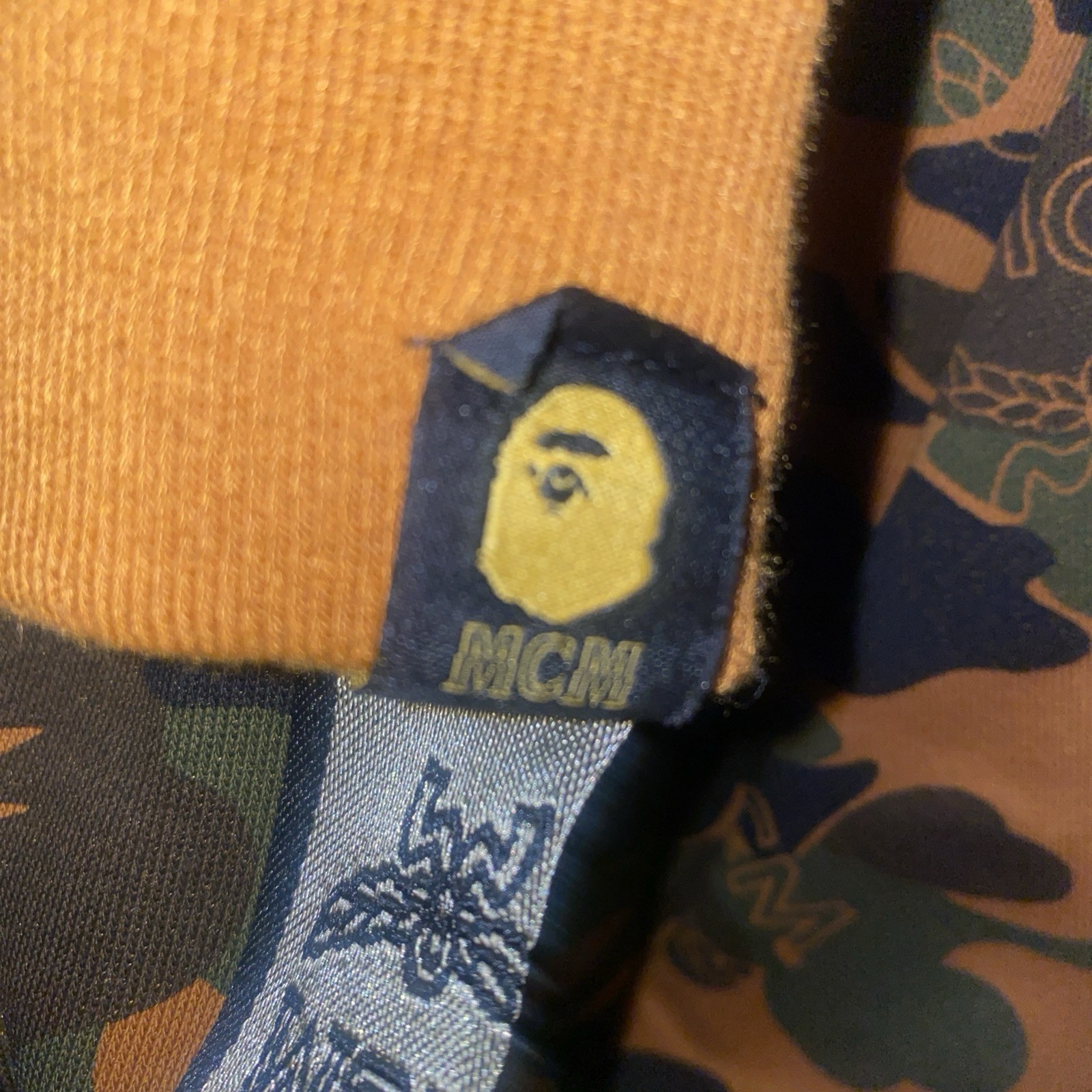 BAPE x MCM Camo Zip Up Hoodie image 9
