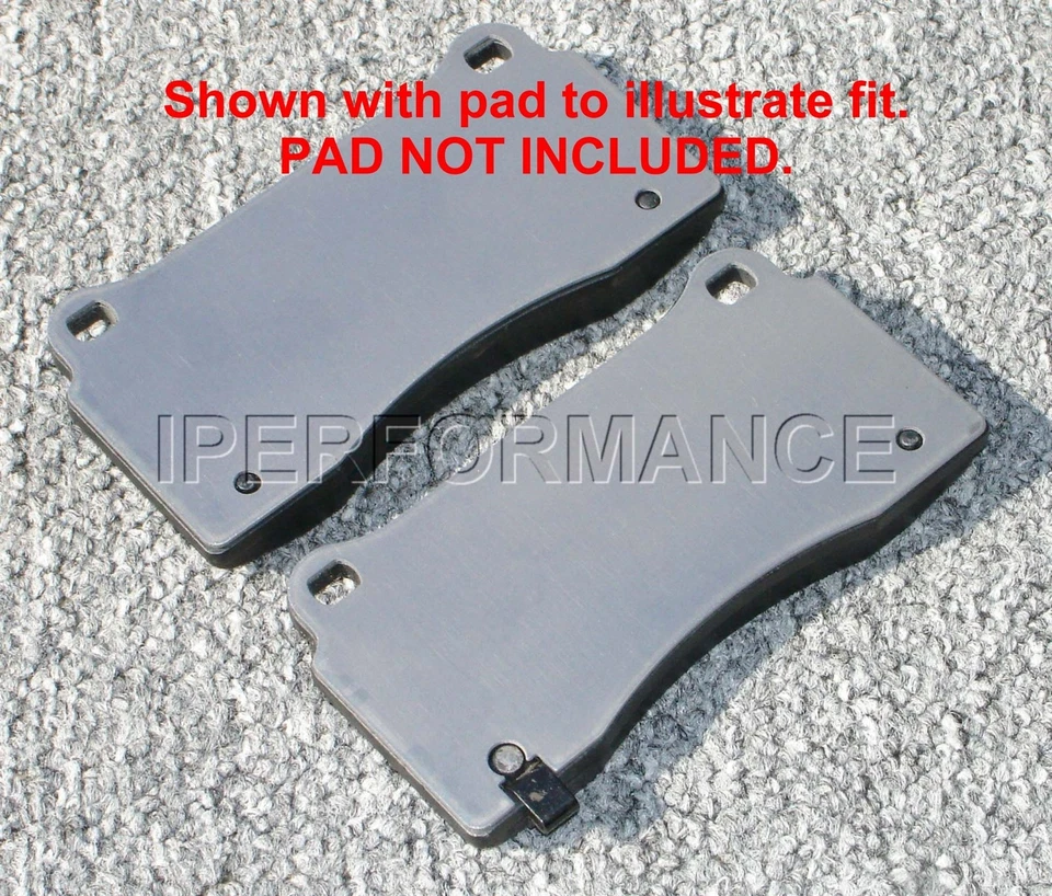 Juego de protector térmico de freno de titanio con muescas para Ferrari 512TR 1994-1996; DELANTERO Foto 2 de 3