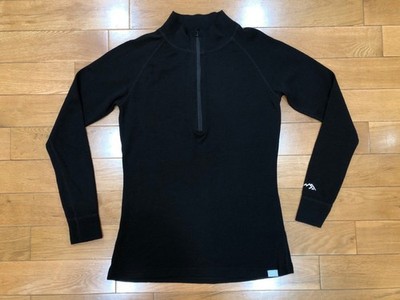 Merino Tech 100% Superfine Merino 250 Wool Base Layer 1/2 Zip Pullover Size M