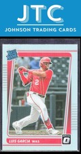 2021 Donruss Optic Luis V. Garcia Holo RC Washington Nationals Rookie (EX)