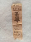 TOLEDO ILLINOIS 5th CAVALRY CUMBERLAND GAR CIVIL WAR GRAND ARMY REUNION RIBBON