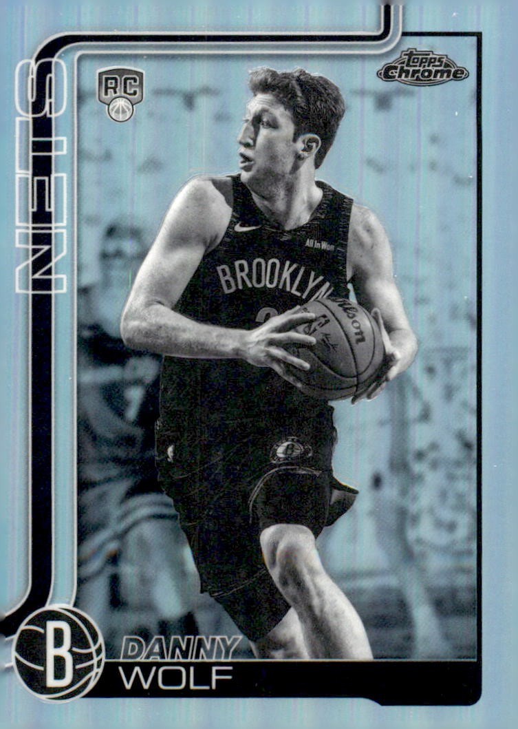 2025-26 Topps Chrome - Danny Wolf #277 Negative Refractor (RC)