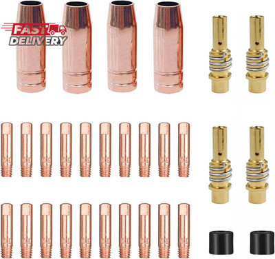 MIG 30-Pack MB15 15AK Welding Gun Accessory Kit ;Welding Contact Tips 0.035'' 0.9
