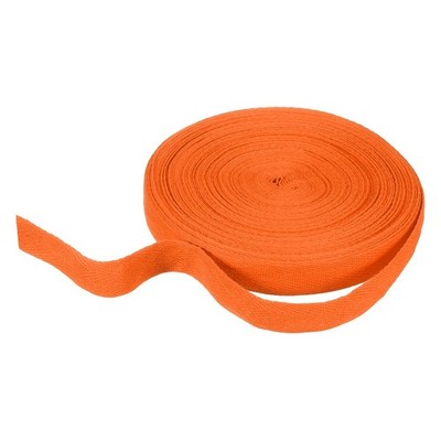 Sergé Baumwollband 1 Zoll 23 Yard gewebtes Sparrenband, orange