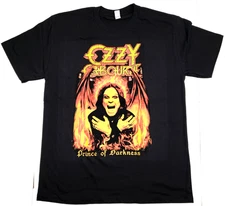 OZZY OSBOURNE T-shirt Prince Of Darkness Hard Rock Heavy Metal Men's Tee New