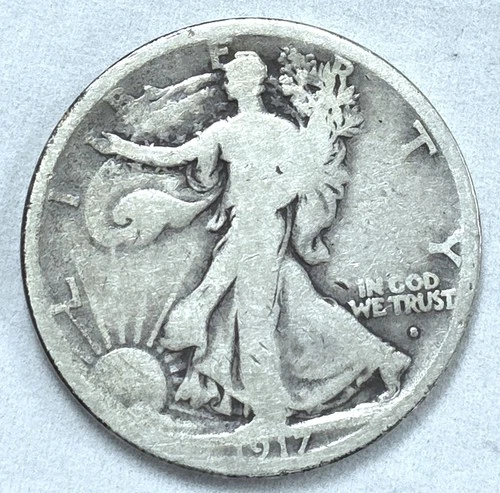 1917-S Obverse Walking Liberty Half Dollar