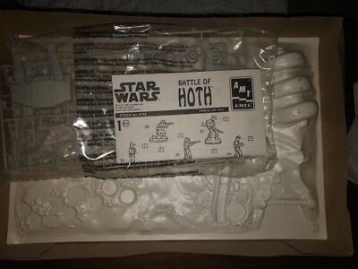 Star Wars Battle Of Hoth Model Set No Original Box *RARE*