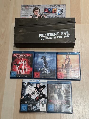 Resident Evil 1-4 )Ultimate Edition) + Teil 5 Blu-ray gebraucht - Bild 1 von 5