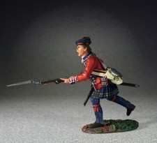 BRITAINS AMERICAN REVOLUTIONARY WAR 16054 BRITISH 42ND HIGHLAND REGT CHARGING