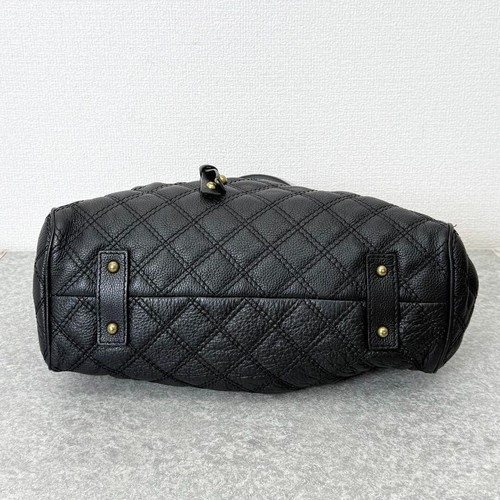 MARC JACOBS The Stam Bag 2way Chain Hand Bag Shoulder Bag Leather Black Used - Picture 8 of 11