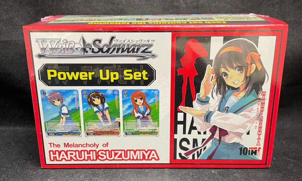Weiss Schwarz Melancholy of Haruhi Suzumiya TCG Power Up Set