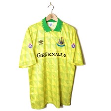 Newcastle United Match Worn Away Football Shirt Jersey 1990/1991 #18