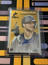 2023 Topps Chrome Platinum Anniversary CHARLES LeBLANC Rookie RC Auto