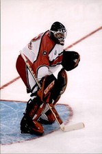 PF55 '01 Original Photo NHL HOCKEY ALL-STAR GAME ROMAN CECHMANEK FLYERS GOALIE