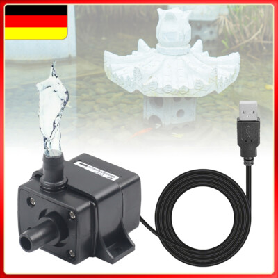 5V Mini Tauchpumpe Brushless Kleine Wasserpumpe Tragbar USB Wasser Tauchpumpe