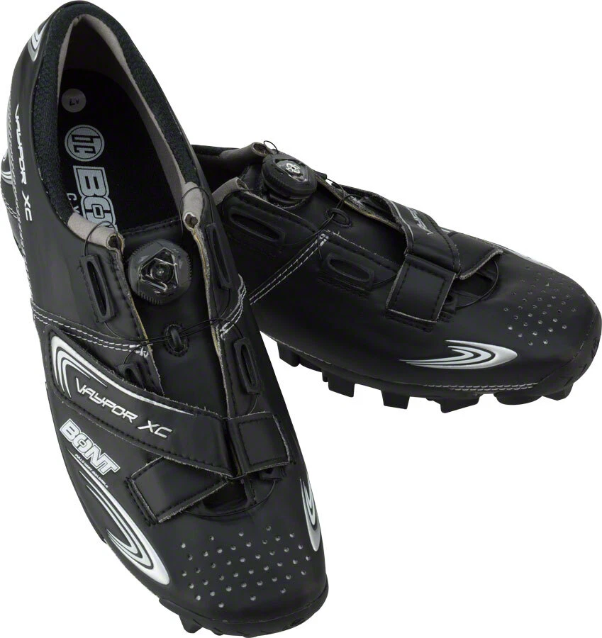 Bont Vaypor XC MTB Cycling Shoe Black Size 42.5 High Density Foam