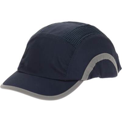 PRO-SAFE Navy Blue Vented Bump Cap with 2'' Brim