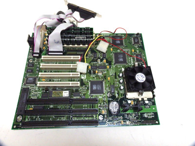 Vintage Mainboard Aopen AP5S Sockel 7 64 MB Edo Ram Intel Pentium 133 PC-787