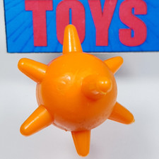 Vtg TMNT Mike Kowabunga Surf Buggy SPIKED BALL BOMB vehicle orange weapon part