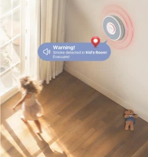 X-Sense SC01-W White Wireless Smoke And Carbon Monoxide Alarm 3 Pack