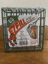 C & S GREEN EZ FILL SUET BASKET BIRD FEEDER, 