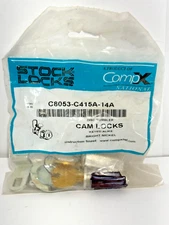 CompX C8053-C415A-14A Disc Tumbler Cam Locks Keyed Alike Bright Nickel