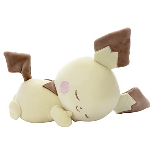 TAKARATOMY ARTS Pokémon Peaceful Place (Sleeping Ver.) Pichu Plush Doll H: 35cm