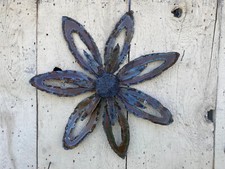 Decorative Petals Sm Hanging Metal Flower- Wall Art