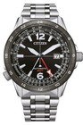 CITIZEN Promaster Sky Herrenuhr Automatik GMT Stahl/Schwarz NB6046-59E