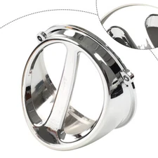 Motorcycle Modified Fan Cover Pig Nose Wind Leaf Cover For GY6 ForJog50 silver