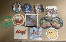 beer coasters assorted 35+ pc sierra nevada budweiser moosehead sam adams bar