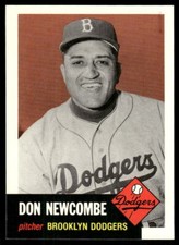 Don Newcombe 1991 Topps Archives 1953 #320 Brooklyn Dodgers
