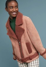 Maison Scotch Shearling Coat