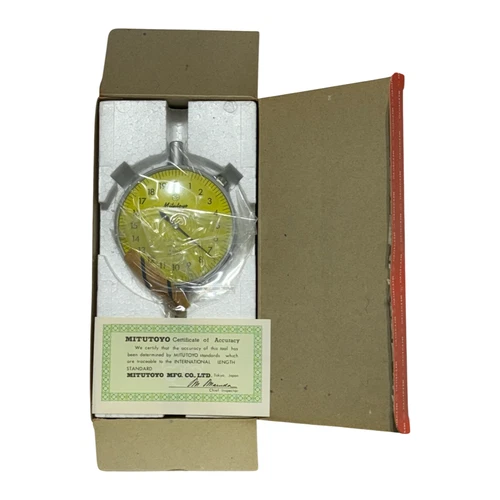 Mitutoyo Metric Dial Indicator 0-20 Dial Reading 0.5mm Range 0.002mm Graduation
